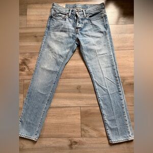 Abercrombie & Fitch Women's Light Blue Skinny Jeans